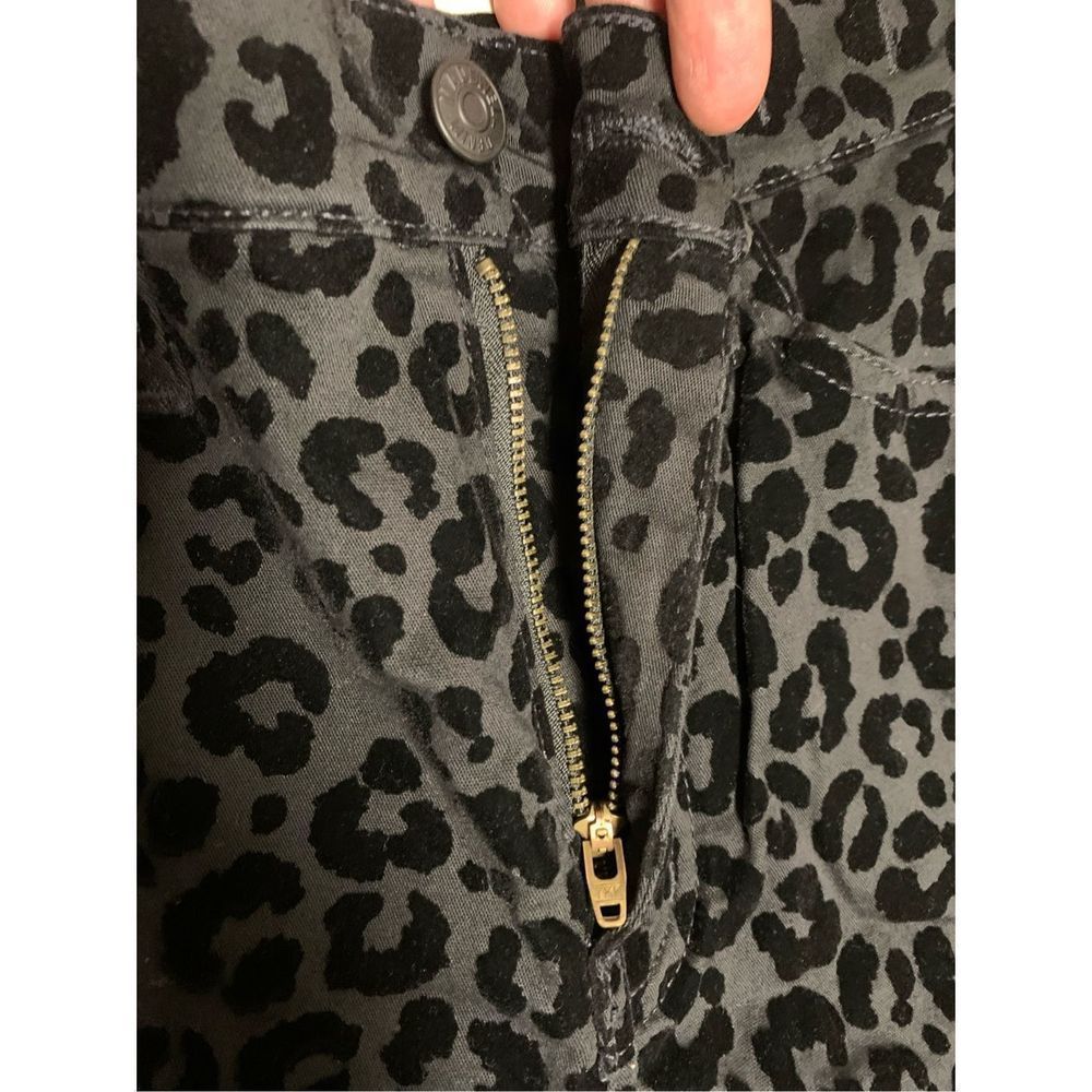 Madewell, 9” Mid-Rise Skinny Pants/Jeans, Flocked Leopard, Size 27, UGC - Picture 4 of 12